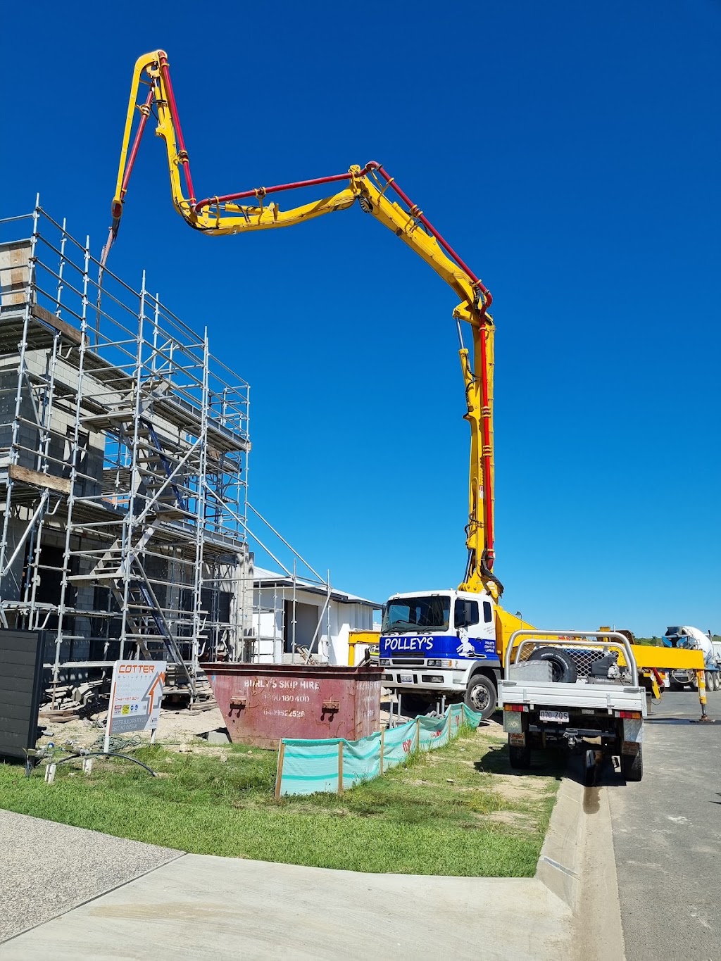 Polleys Concrete Pumping | 111 Hudsons Rd, Kuttabul QLD 4741, Australia | Phone: 0438 540 301