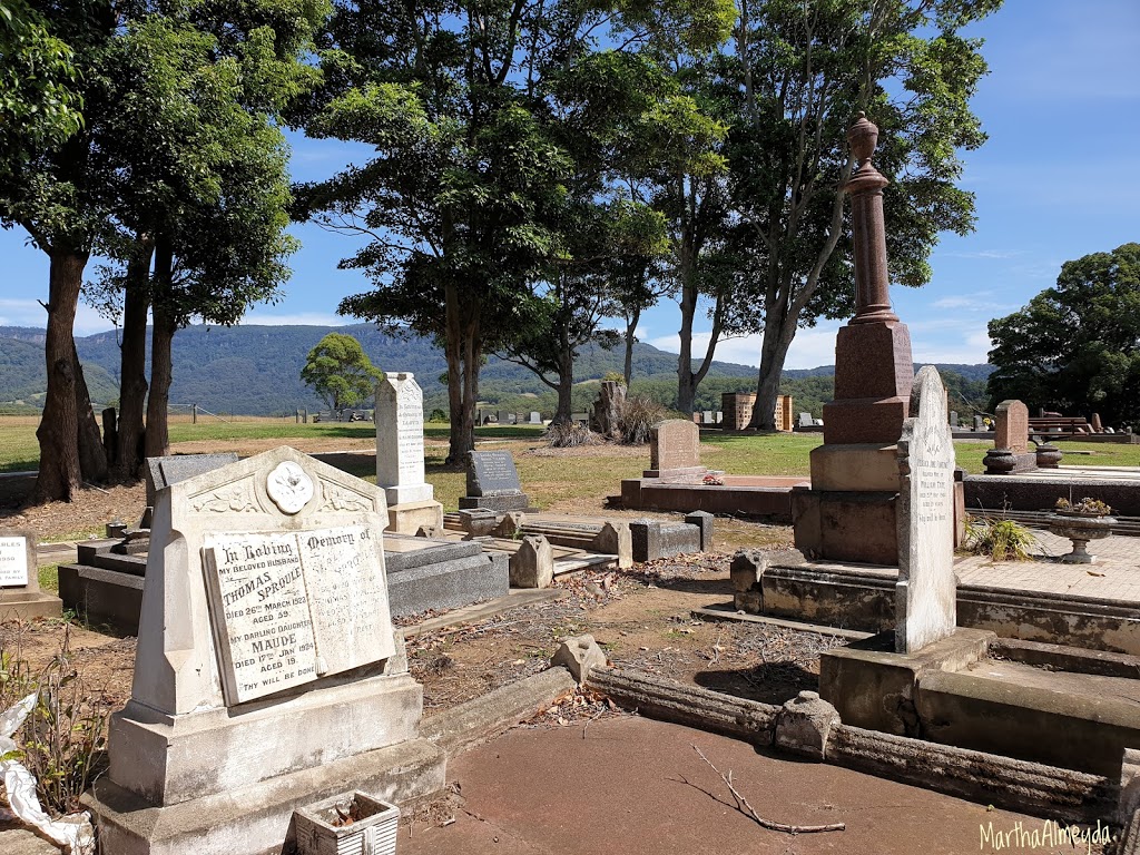 Jamberoo Cemetery | cemetery | 7 Drualla Rd, Jamberoo NSW 2533, Australia