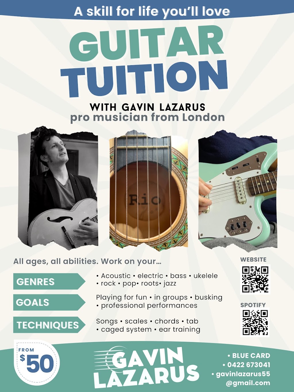 Gavin Lazarus Music | 58 Pioneer Dr, Narangba QLD 4504, Australia | Phone: 0422 673 041