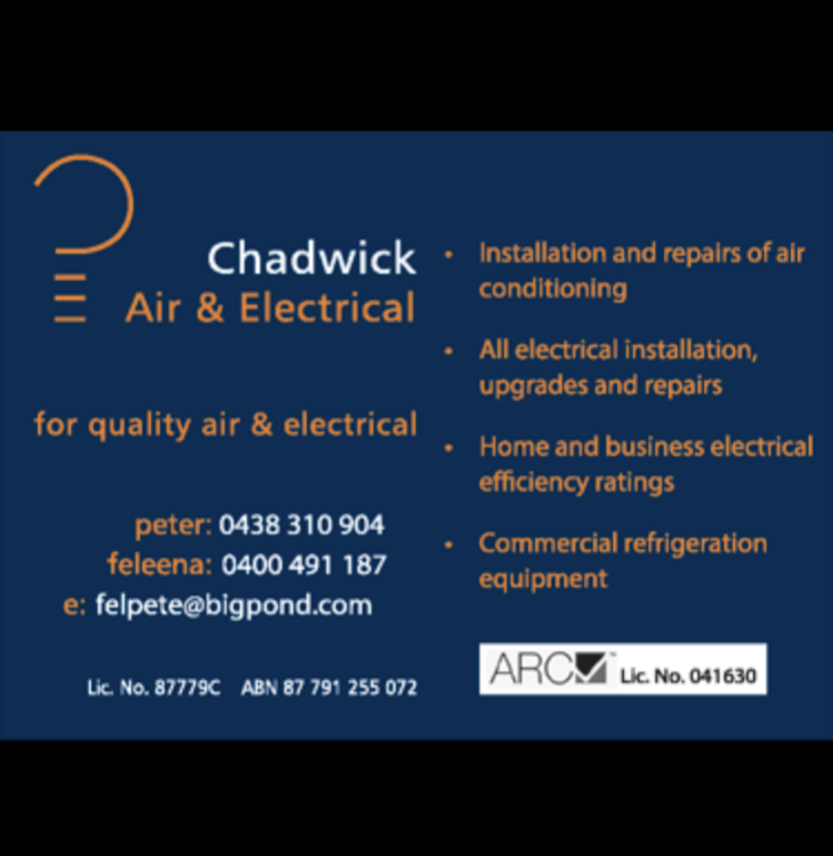 Chadwick Air & Electrical | electrician | 9 William Sharp Dr, Coffs Harbour NSW 2450, Australia | 0400491187 OR +61 400 491 187