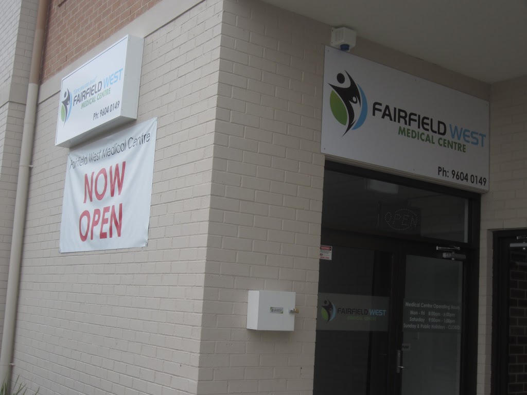 Fairfield West Medical Centre | hospital | 84 Tasman Parade, Fairfield West NSW 2165, Australia | 0296040149 OR +61 2 9604 0149