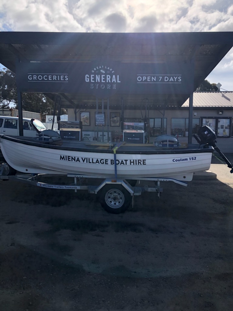 Miena Village Boat Hire | 3096 Marlborough Hwy, Miena TAS 7030, Australia | Phone: (03) 6259 8149