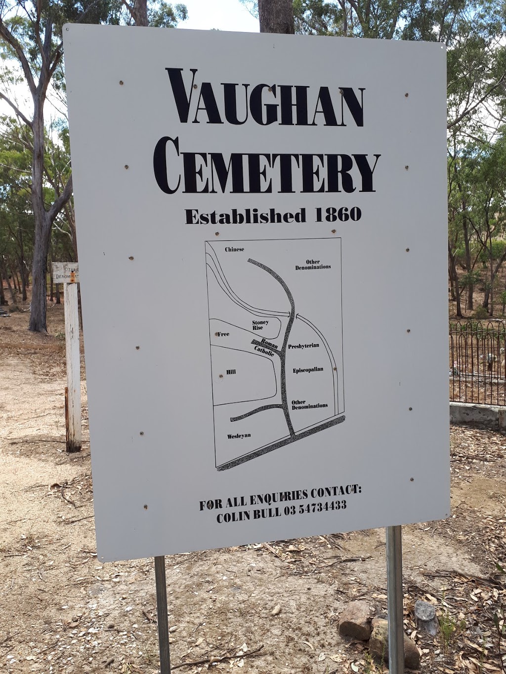 Vaughan Cemetery | cemetery | Unnamed Road, Vaughan VIC 3451, Australia