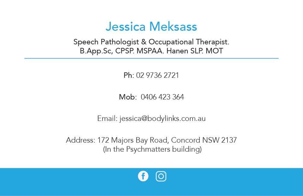 Body Links Kids Occupational and Speech Therapy | health | 172 Majors Bay Rd, Concord NSW 2137, Australia | 0406423364 OR +61 406 423 364