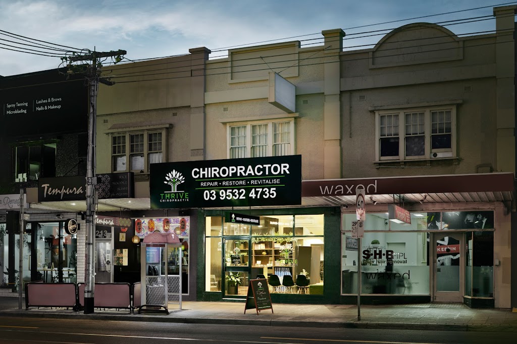 Thrive Chiropractic | 30 Horne St, Elsternwick VIC 3185, Australia | Phone: (03) 9532 4735