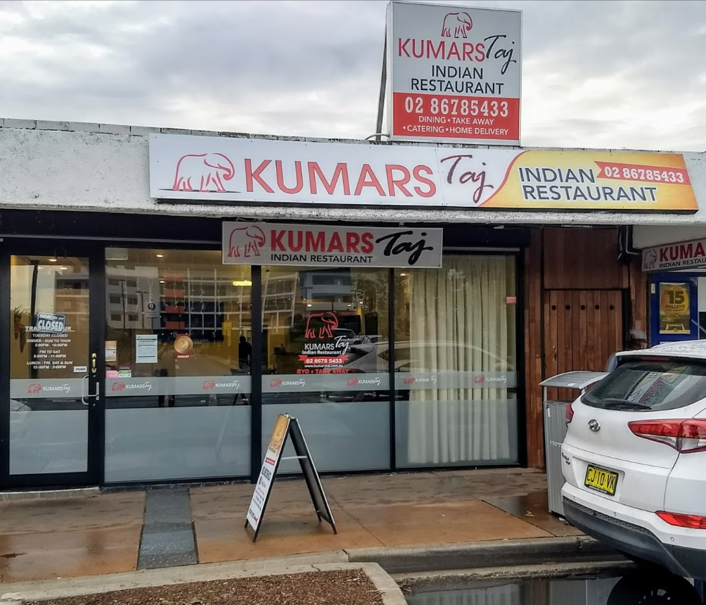 Kumars Taj | restaurant | 3/6 Douglas Rd, Quakers Hill NSW 2763, Australia | 0286785433 OR +61 2 8678 5433