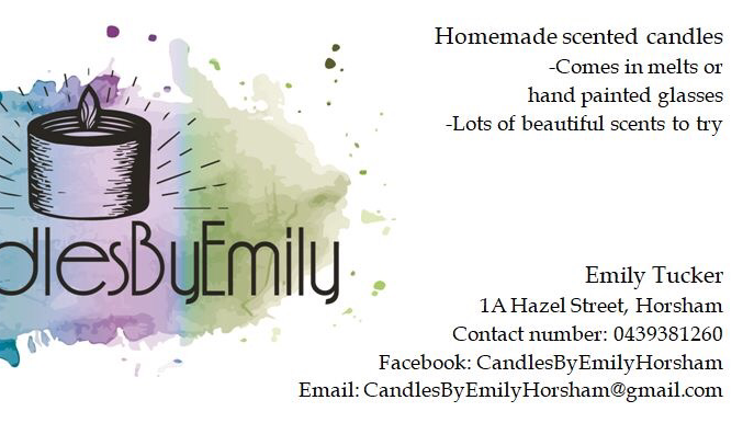 Candles By Emily | 1A Hazel St, Horsham VIC 3400, Australia | Phone: 0439 381 260