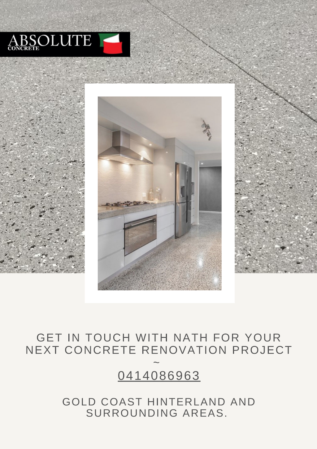 Absolute Concrete Australia | 551 Mundoolun Connection Rd, Boyland QLD 4275, Australia | Phone: 0414 086 963