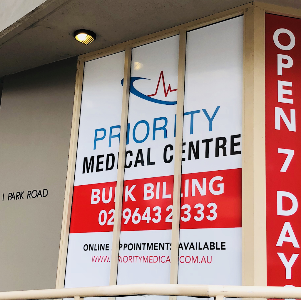Priority Medical Centre Auburn | hospital | 1/1 Park Rd, Auburn NSW 2144, Australia | 0296432333 OR +61 2 9643 2333
