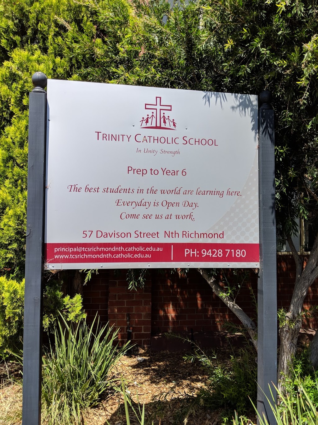 Trinity Catholic School | school | 57 Davison St, Richmond VIC 3121, Australia | 0394287180 OR +61 3 9428 7180