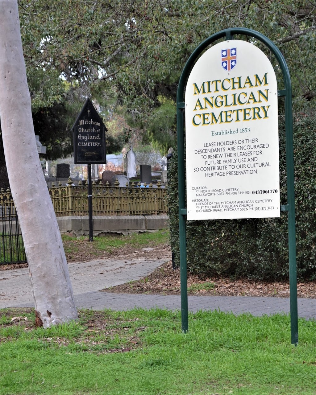 Mitcham Anglican Cemetery | Blythewood Rd, Torrens Park SA 5062, Australia