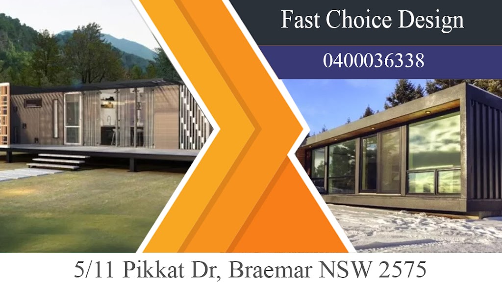 Fast Choice Design - Backyard Studio, Pool Houses, Office Pod, | 5/11 Pikkat Dr, Braemar NSW 2575, Australia | Phone: 0400 036 338