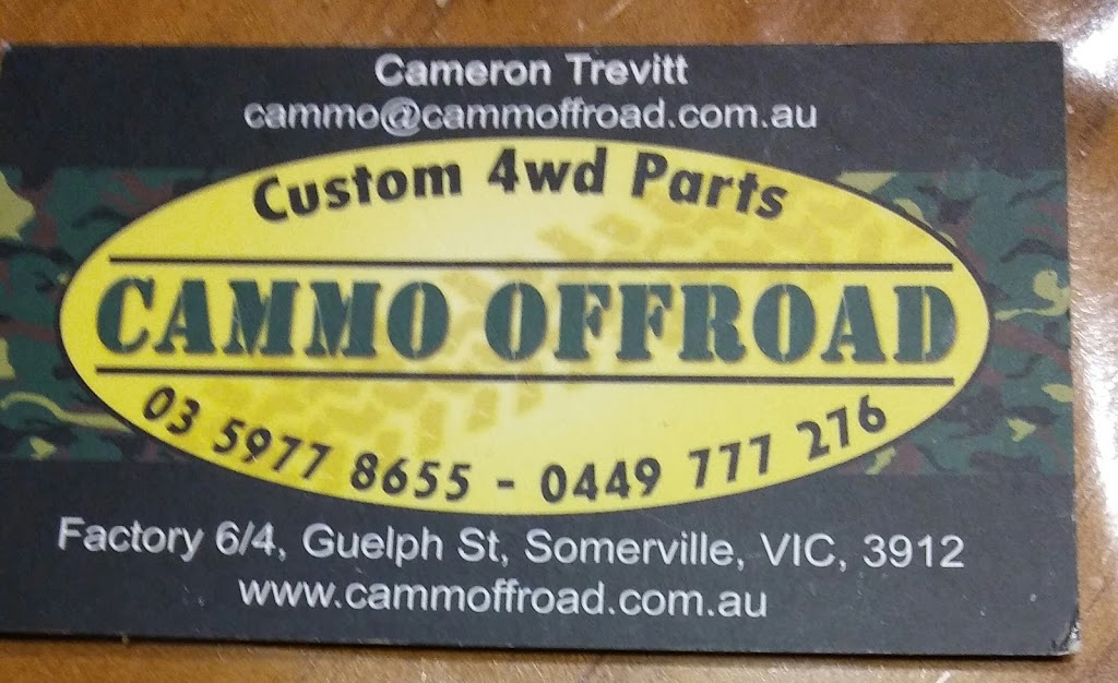 Cammo Offroad | car repair | 1/20 Speedwell St, Somerville VIC 3912, Australia | 0359778655 OR +61 3 5977 8655