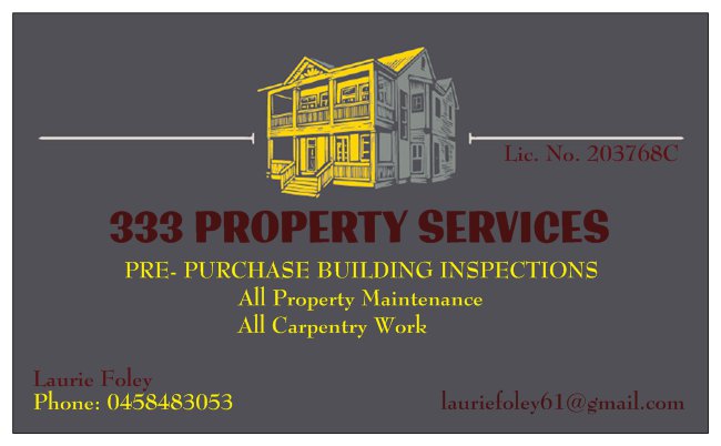 333 Property Services | general contractor | Tumbarumba Road, Book Book NSW 2650, Australia | 0458483053 OR +61 458 483 053