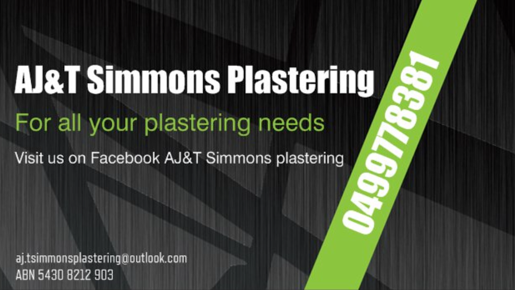 AJ&T Simmons Plastering |  | Albury Wodonga and surrounding areas, Albury NSW 2640, Australia | 0499778381 OR +61 499 778 381