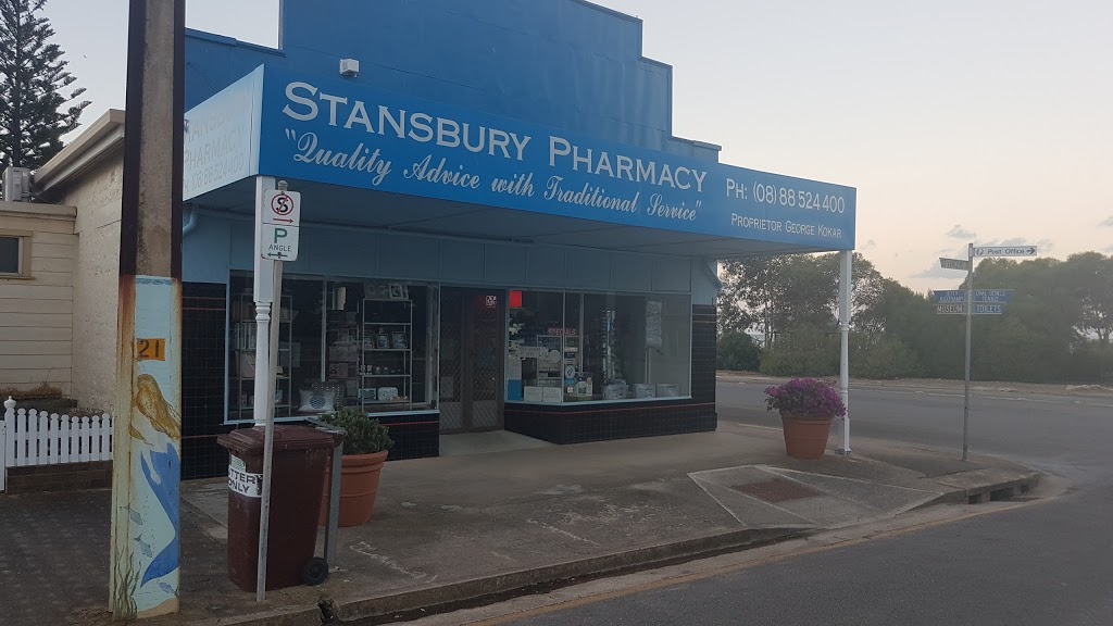 Stansbury Pharmacy | health | 1 St Vincent St, Stansbury SA 5582, Australia | 0888524400 OR +61 8 8852 4400