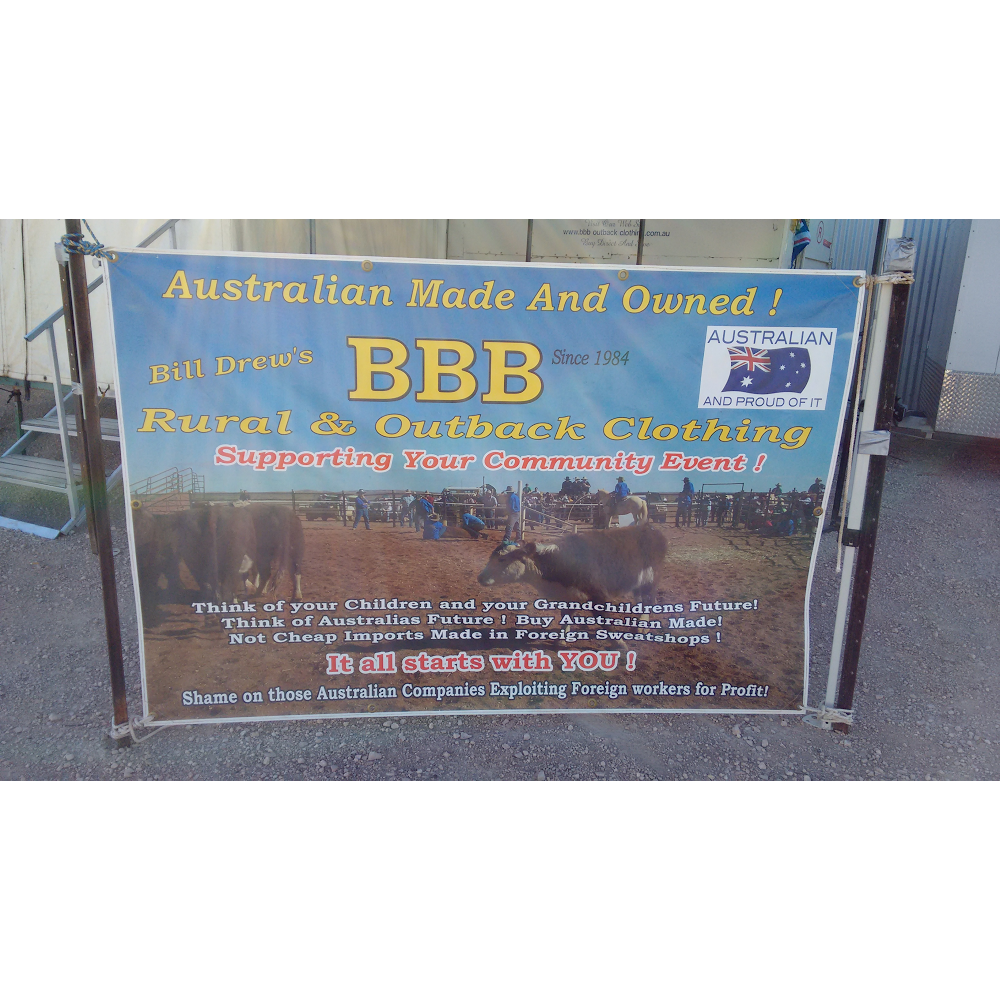 BBB Rural & Outback Clothing | clothing store | 73 Tozer rd, Waterloo Corner SA 5110, Australia | 0882808292 OR +61 8 8280 8292