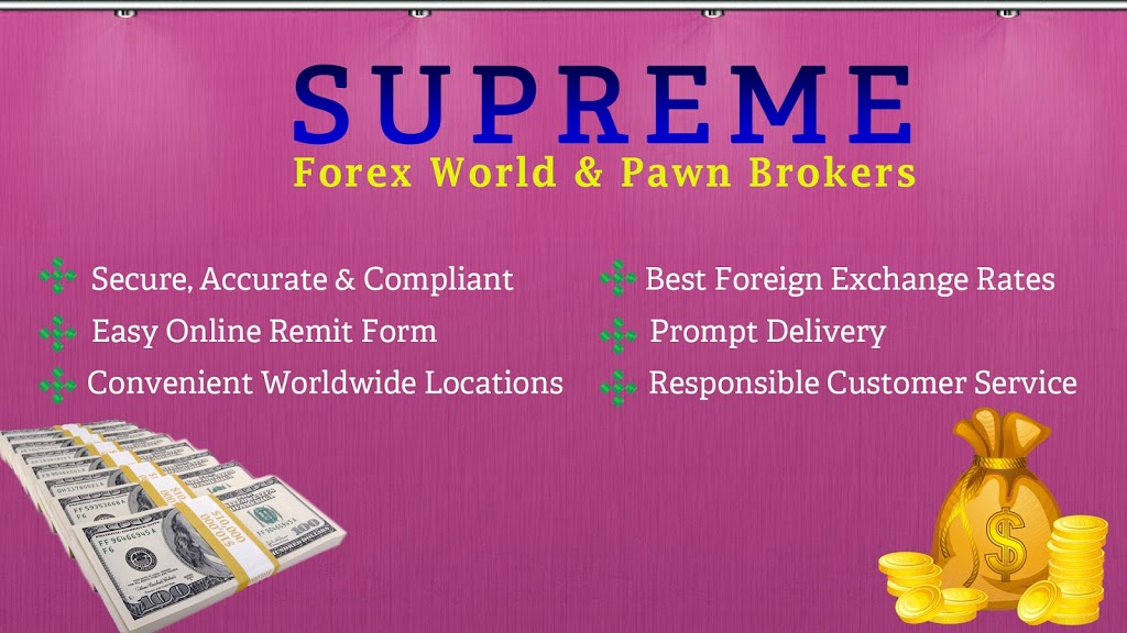 Supreme Forex World & Pawn Brokers | finance | 139 Pendle Way, Pendle Hill NSW 2145, Australia | 0296366230 OR +61 2 9636 6230