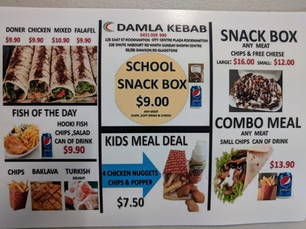 Damla Kebabs | restaurant | Cannonvale QLD 4802, Australia