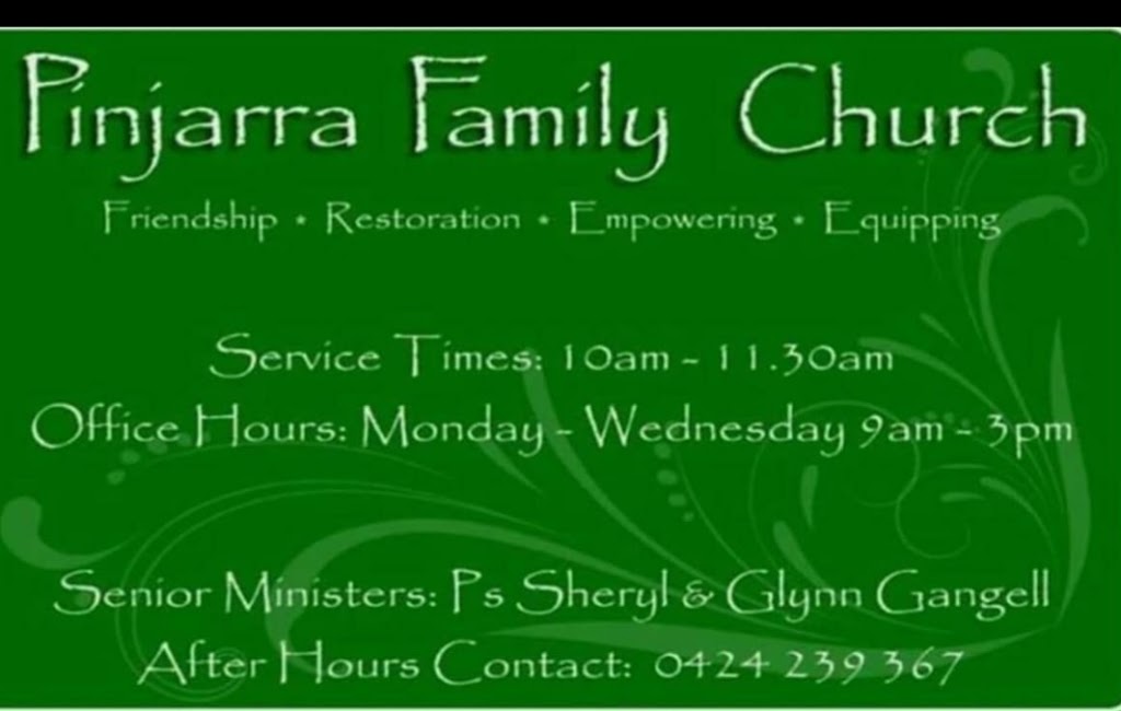 Pinjarra Family Church | church | 289 Wilson Rd, Pinjarra WA 6208, Australia | 0895813034 OR +61 8 9581 3034