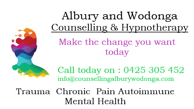 Counselling and Hypnotherapy Albury & Wodonga (NDIS Provider) | health | 949 Burrows Rd, Glenroy NSW 2640, Australia | 0425305452 OR +61 425 305 452