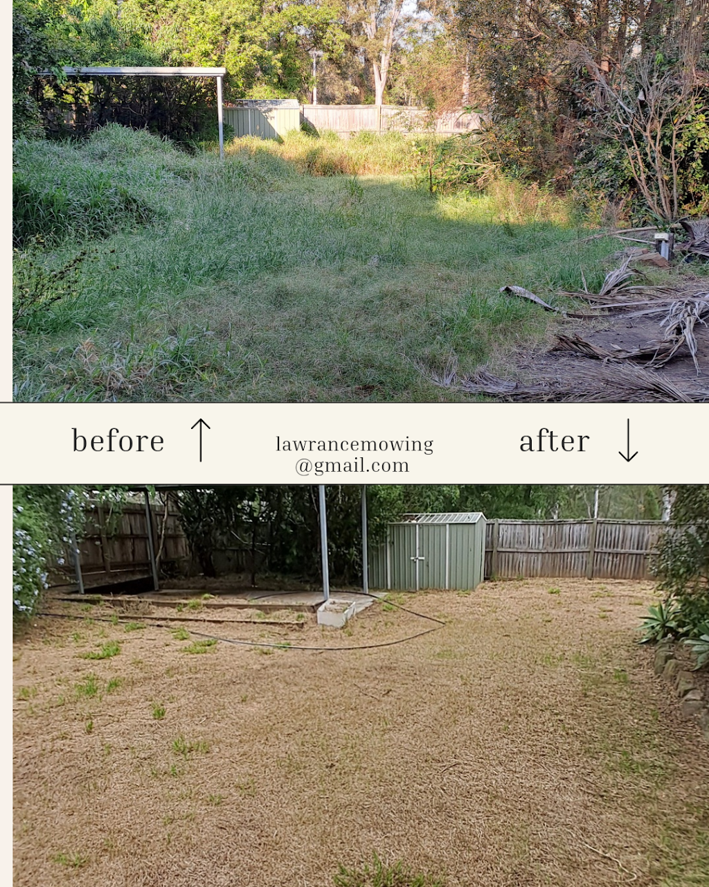 Lawrance Mowing and Maintenance | 11A Holmes St, North Ipswich QLD 4305, Australia | Phone: 0450 746 308