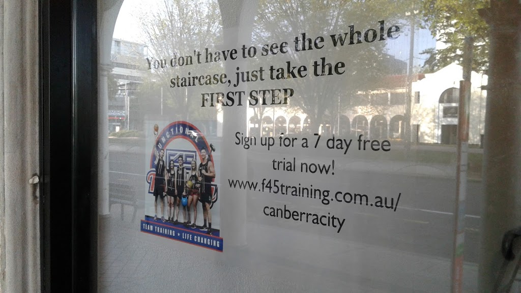 F45 Training Canberra City | gym | 30 Northbourne Avenue, City Walk, Canberra ACT 2601, Australia | 0452541399 OR +61 452 541 399