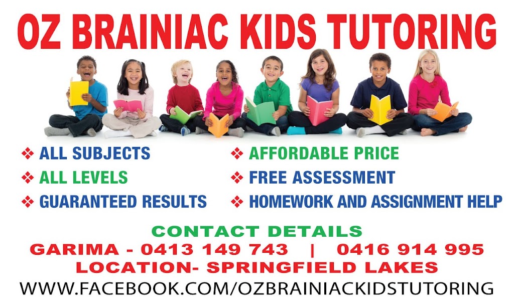 OzBrainiac Kids Tutoring |  | 33 Falcon Cct, Springfield Lakes QLD 4300, Australia | 0413149743 OR +61 413 149 743