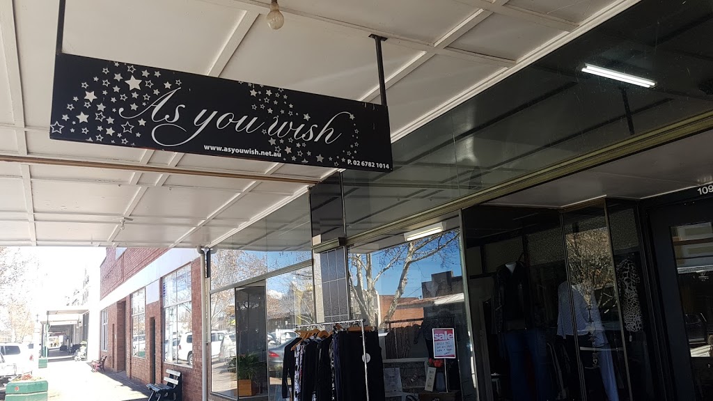 As You Wish | clothing store | 109 Queen St, Barraba NSW 2347, Australia | 0267821014 OR +61 2 6782 1014