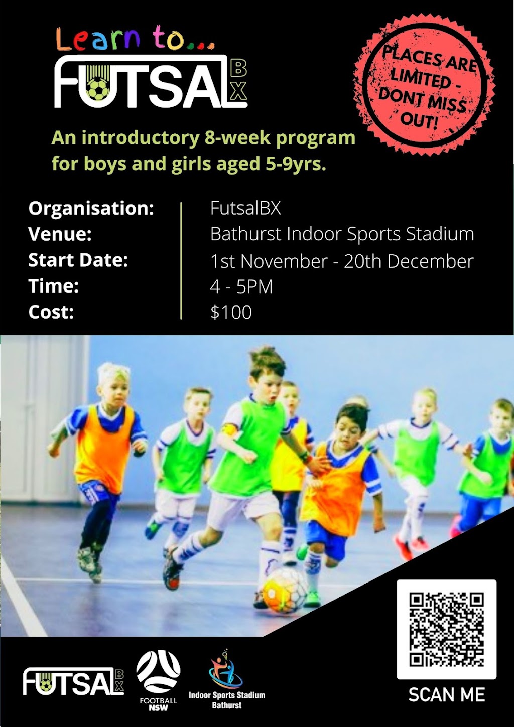 Futsal BX |  | 34 Alexander St, West Bathurst NSW 2795, Australia | 0403837070 OR +61 403 837 070