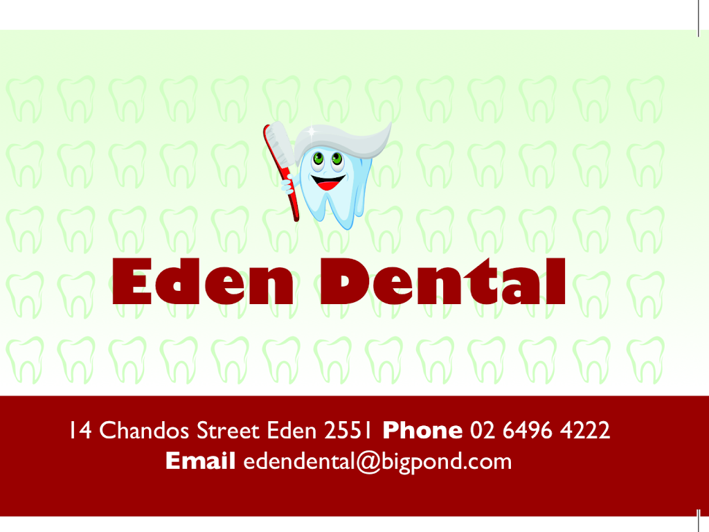 Eden Dental Surgery - Dr Maratheftis Gabriel | 14 Chandos St, Eden NSW 2551, Australia | Phone: (02) 6496 4222
