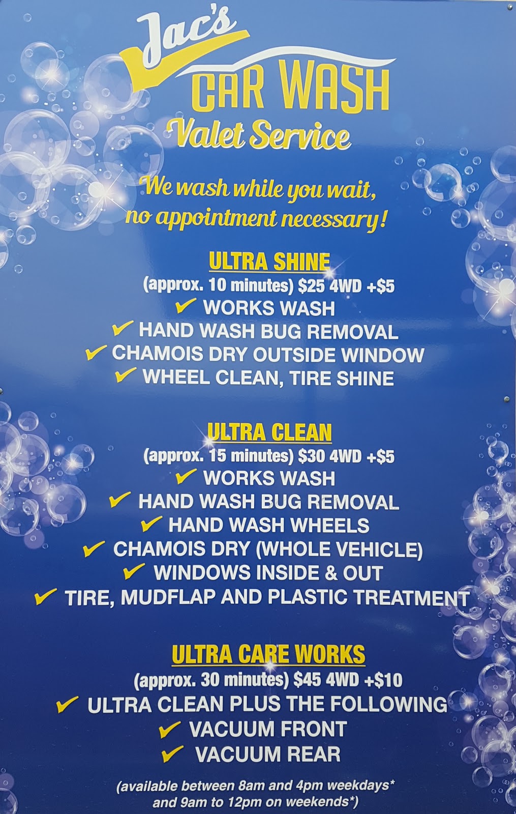 JACS CAR WASH | 215 Byron St, Inverell NSW 2360, Australia | Phone: (02) 6721 1643