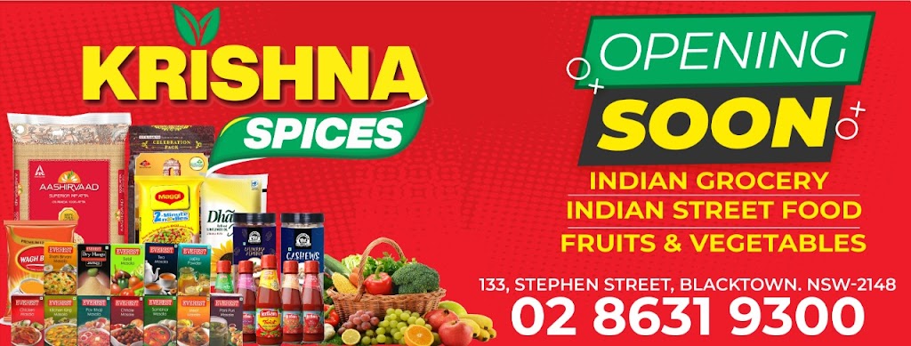 Krishna Spices Blacktown | 133 Stephen St, Blacktown NSW 2148, Australia | Phone: (02) 8631 9300