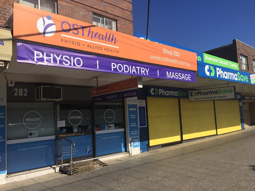 OST health - Physio + Allied Health | physiotherapist | 282 Belmore Rd, Riverwood NSW 2210, Australia | 0295840800 OR +61 2 9584 0800