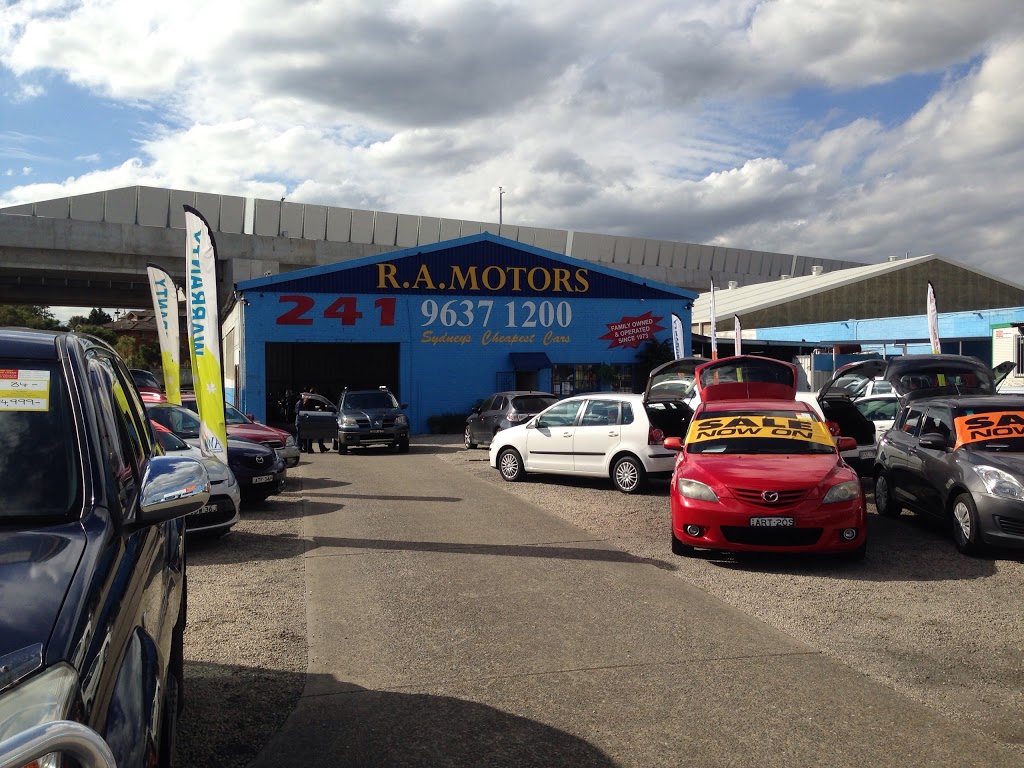 RA Motors | car dealer | 241 Parramatta Rd, Granville NSW 2142, Australia | 0296371200 OR +61 2 9637 1200