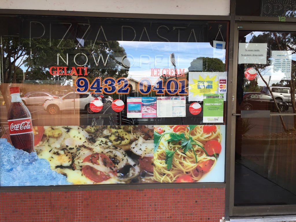 Diamond Village Pizza & Pasta | 78 Nepean St, Watsonia VIC 3087, Australia | Phone: (03) 9432 0401