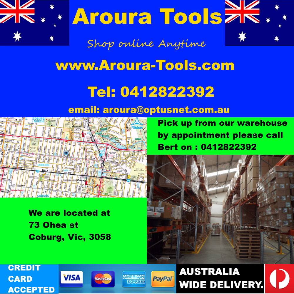 Aroura Tools | store | 73 Ohea st, Coburg VIC 3058, Australia | 0412822392 OR +61 412 822 392