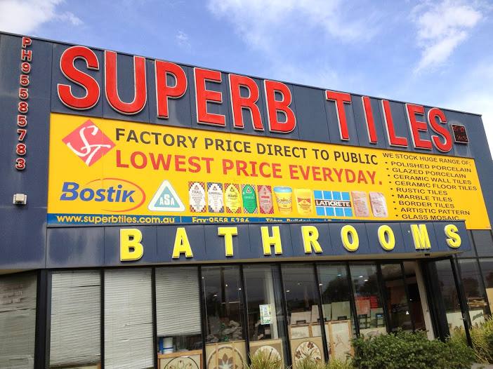 Superb Tiles Springvale | 1/2-6 Yiannis Ct, Springvale VIC 3171, Australia | Phone: (03) 9558 5783