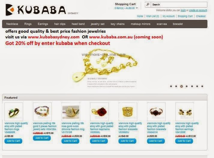KUBABA Fashion Jewelry | jewelry store | 54 Park St, Campsie NSW 2194, Australia