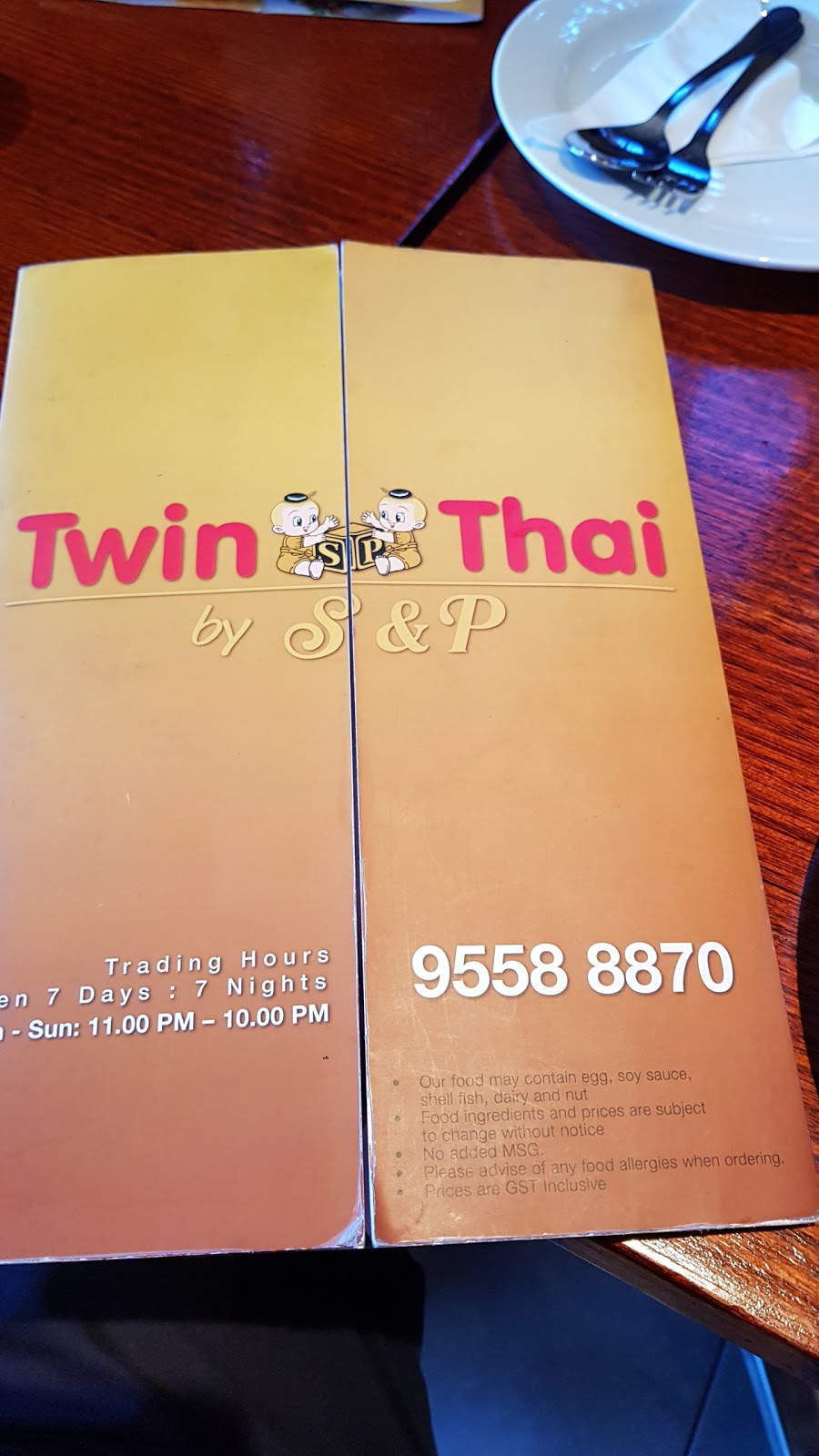 Twin Thai By S&P | 2/465 Illawarra Rd, Marrickville NSW 2204, Australia | Phone: (02) 9558 8870