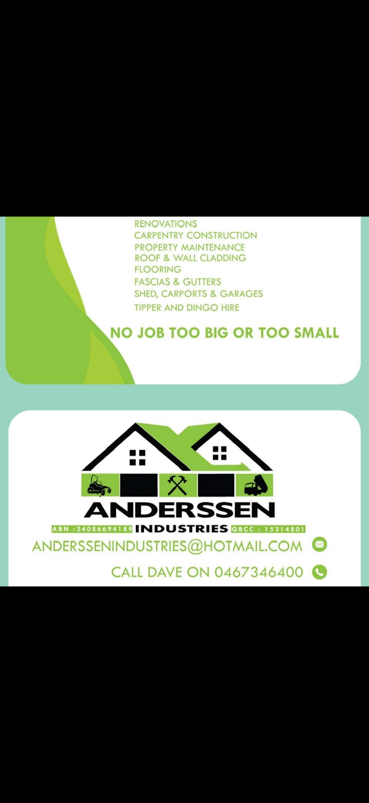 Anderssen industries | 578 Leslie Dam Rd, Leslie Dam QLD 4370, Australia | Phone: 0467 346 400
