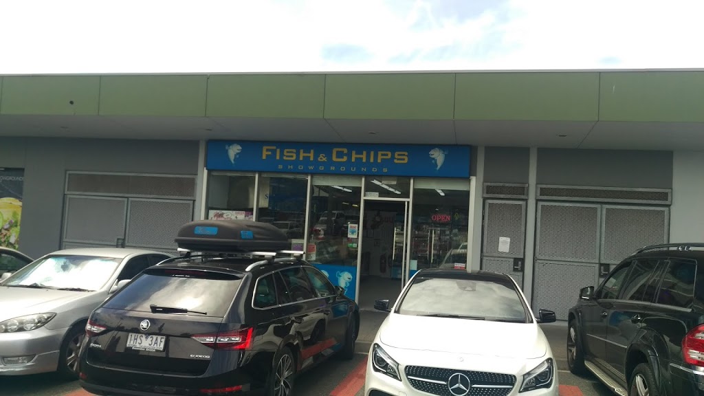 Showgrounds Fish & Chip Shop | Showgrounds Village, shop 24/320 - 380 Epsom Rd, Flemington VIC 3031, Australia | Phone: (03) 9376 3888