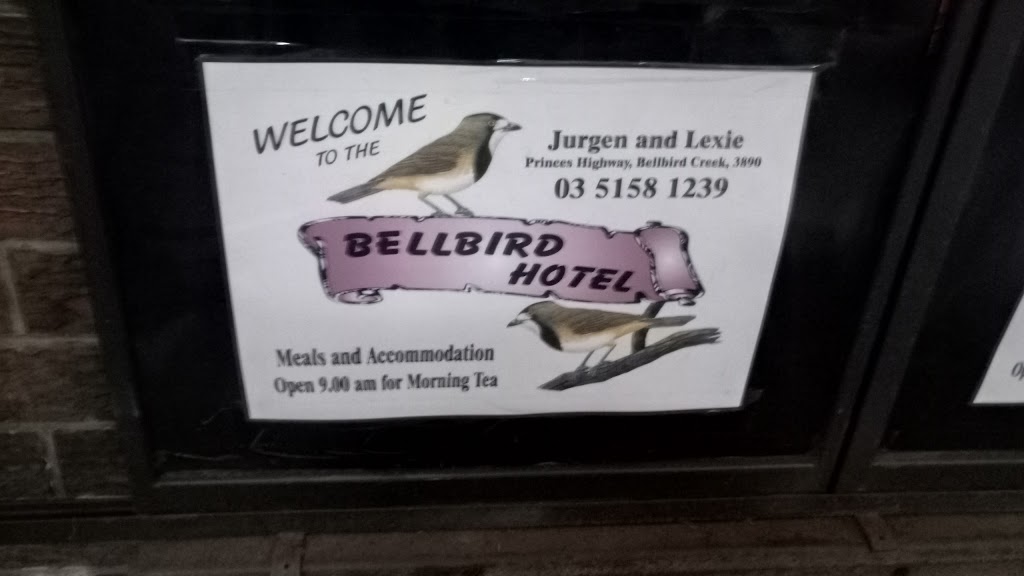 Bellbird Hotel Motel | lodging | 3872 Princes Hwy, Bellbird Creek VIC 3889, Australia | 0351581239 OR +61 3 5158 1239