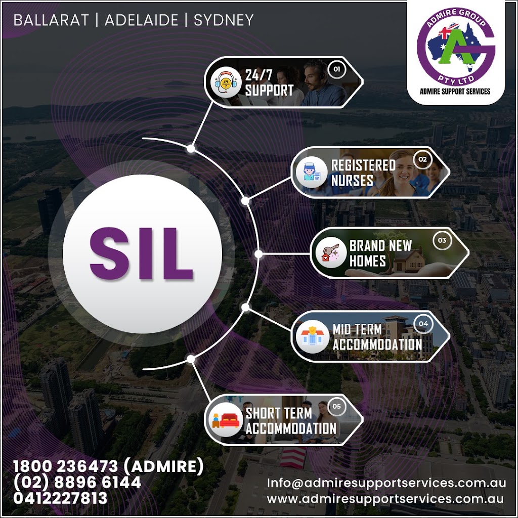 ADMIRE SUPPORT SERVICES | Tait St Service Rd, Sebastopol VIC 3356, Australia | Phone: 0412 227 813