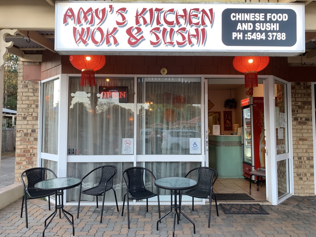 Amy’s Kitchen Wok & Sushi | restaurant | 4 Maple St, Maleny QLD 4552, Australia | 0754943788 OR +61 7 5494 3788
