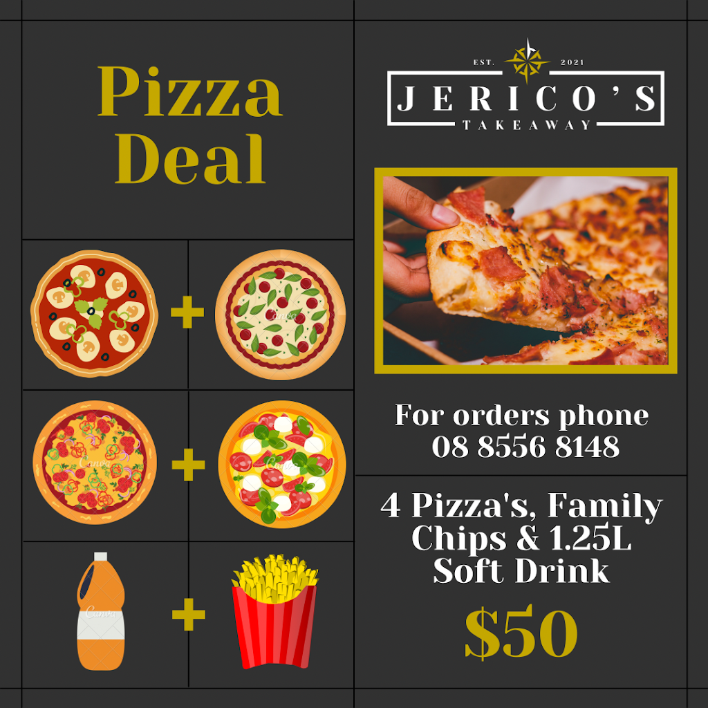 JeRiCos Takeaway | meal takeaway | 18 Victor Harbor Rd, Mount Compass SA 5210, Australia | 0885568148 OR +61 8 8556 8148