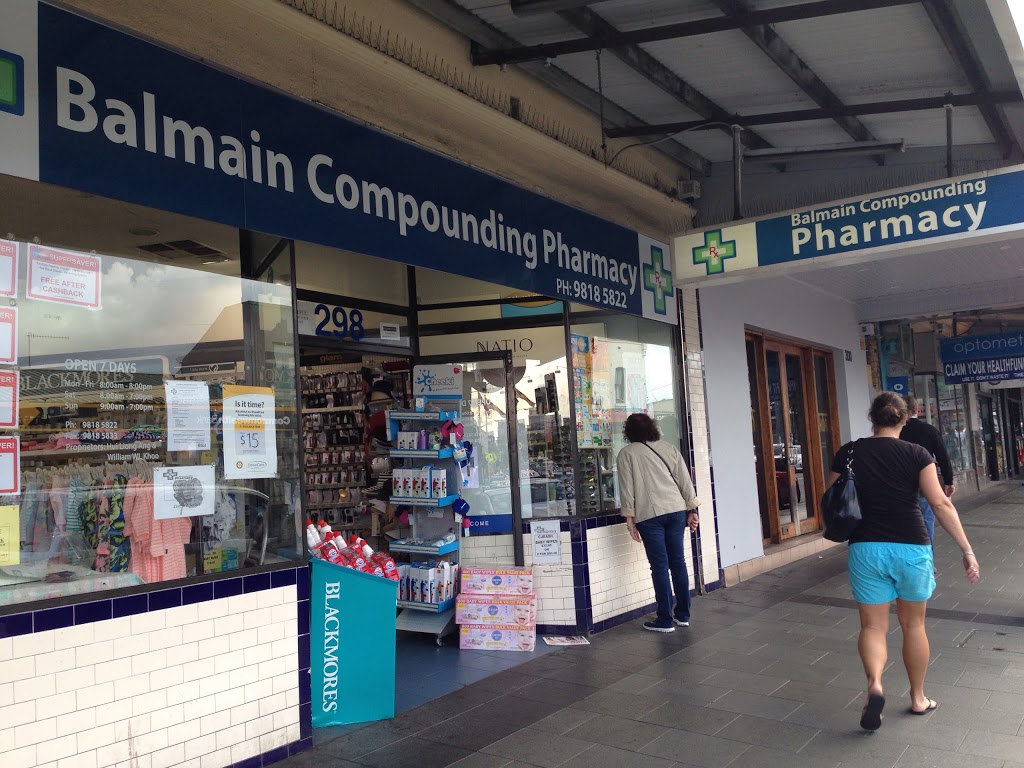 Balmain Compounding Pharmacy | pharmacy | 298 Darling St, Balmain NSW 2041, Australia | 0298185822 OR +61 2 9818 5822