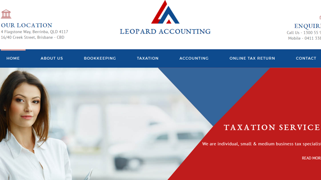 Leopard Accounting | accounting | 4 Flagstone Way, Berrinba QLD 4117, Australia | 0411338795 OR +61 411 338 795