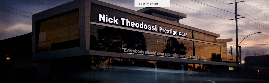Nick Theodossi Prestige Cars | car dealer | 185 Arden St, North Melbourne VIC 3051, Australia | 0393737777 OR +61 3 9373 7777