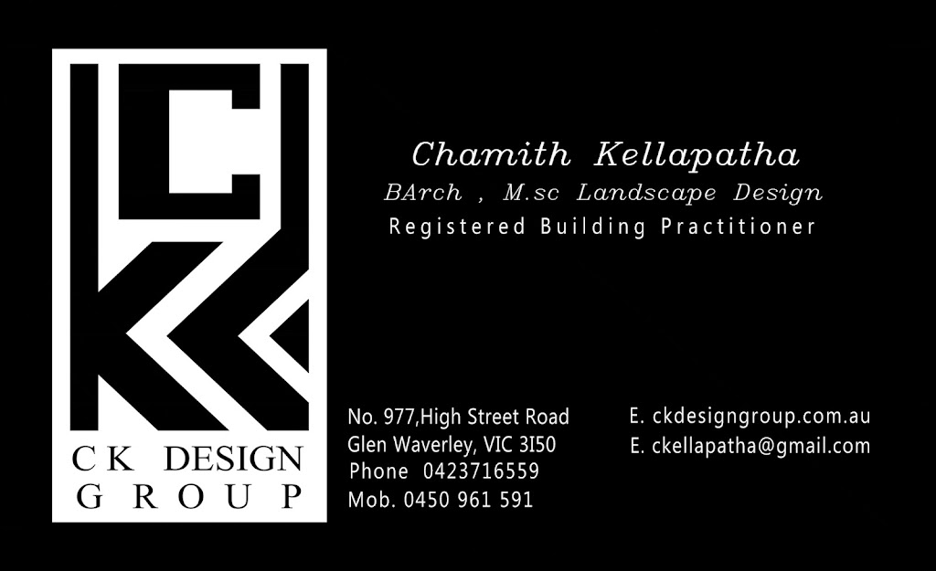 CK Design Group | 977 High St Rd, Glen Waverley VIC 3150, Australia | Phone: 0450 961 591
